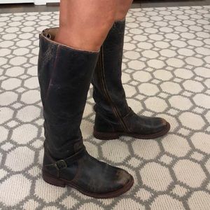 Bed StU black leather boots